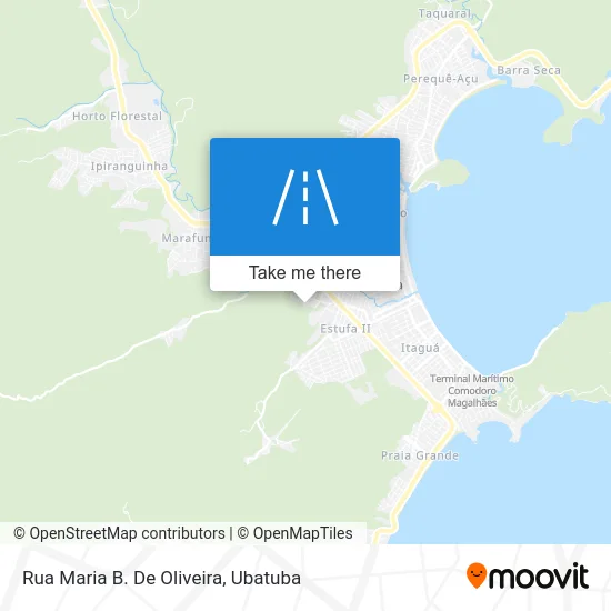 Rua Maria B. De Oliveira map