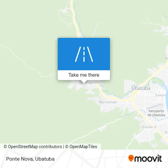Ponte Nova map