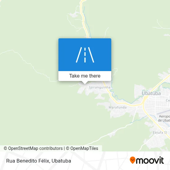 Rua Benedito Félix map