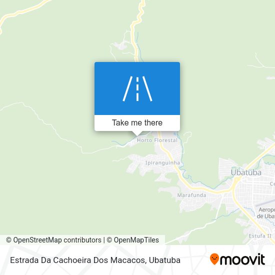 Estrada Da Cachoeira Dos Macacos map