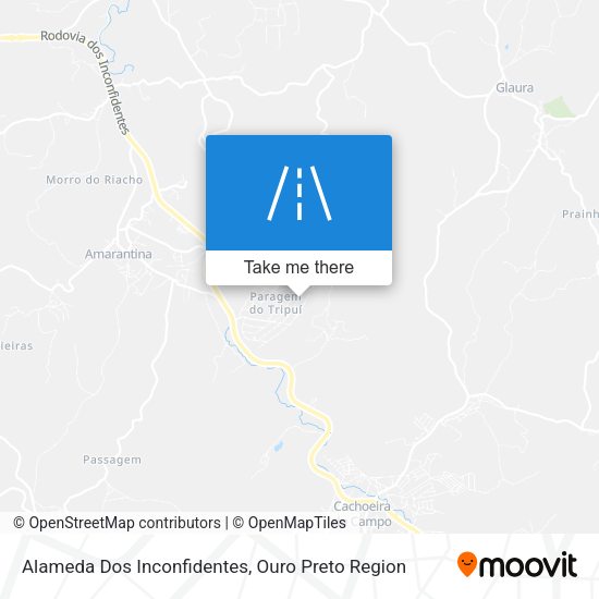 Alameda Dos Inconfidentes map