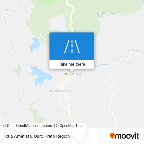 Rua Ametista map