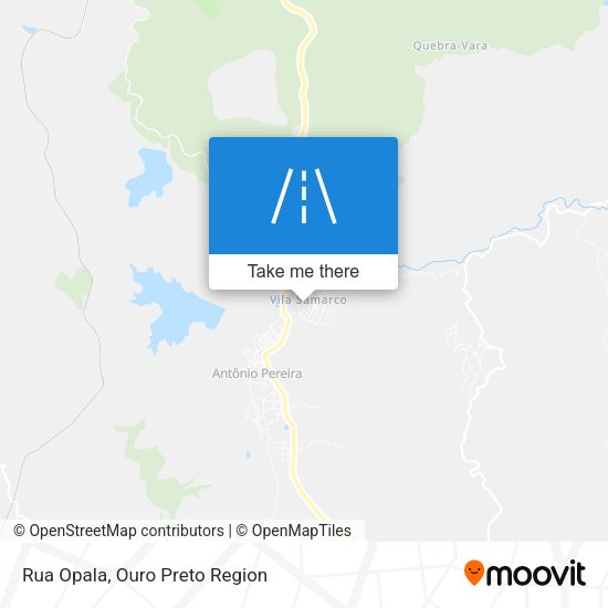 Rua Opala map