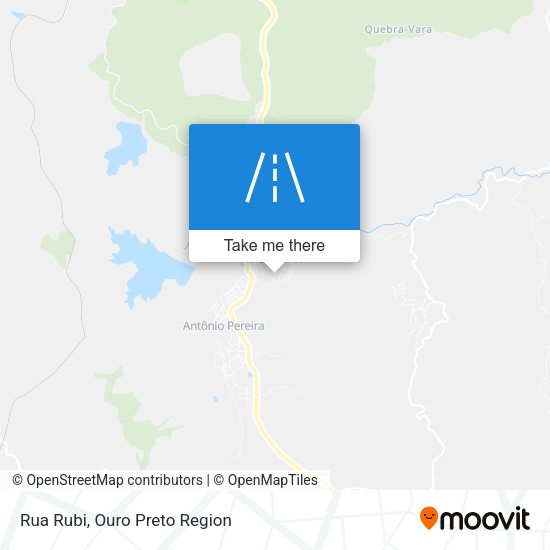 Rua Rubi map