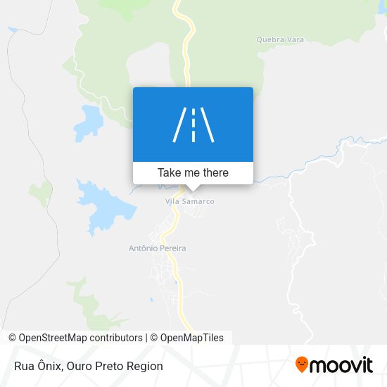 Rua Ônix map