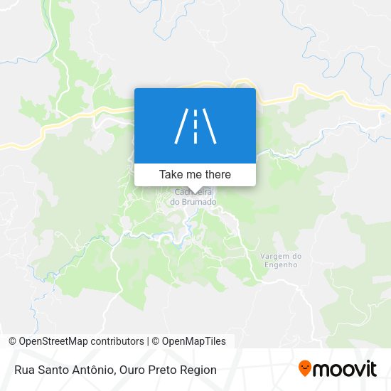 Rua Santo Antônio map