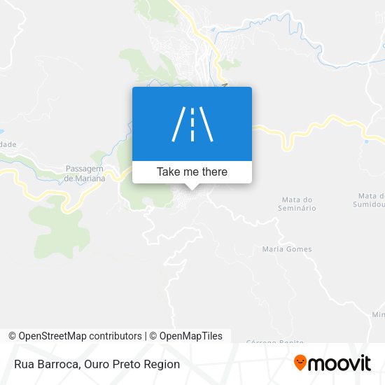 Rua Barroca map