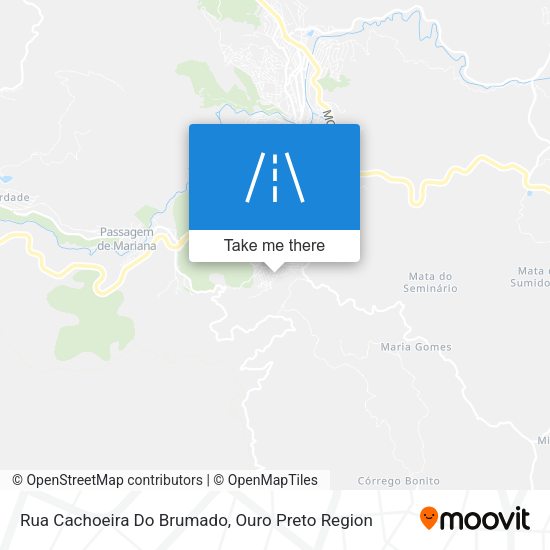 Rua Cachoeira Do Brumado map