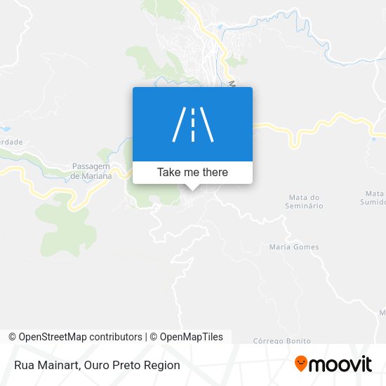 Rua Mainart map