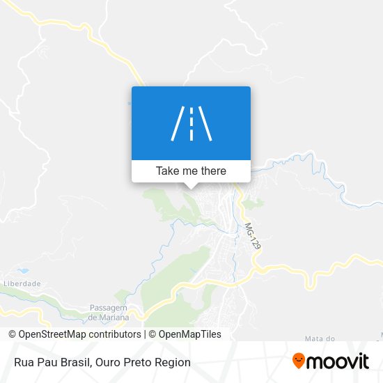 Rua Pau Brasil map