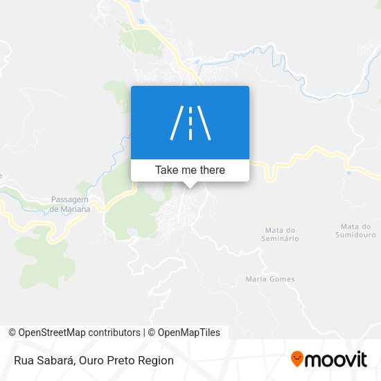 Rua Sabará map