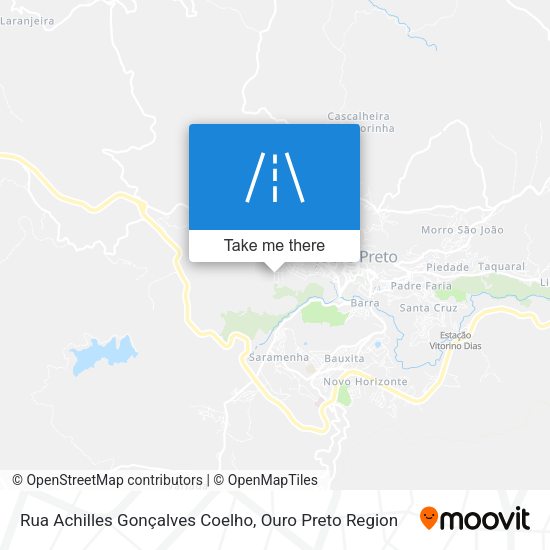 Rua Achilles Gonçalves Coelho map