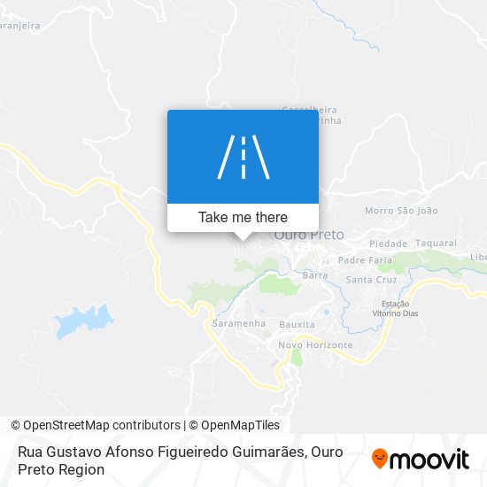 Mapa Rua Gustavo Afonso Figueiredo Guimarães