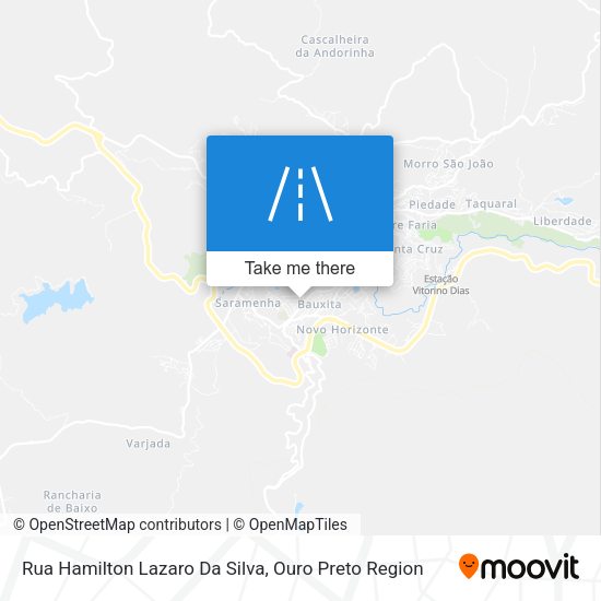 Rua Hamilton Lazaro Da Silva map