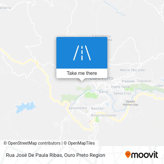Rua José De Paula Ribas map