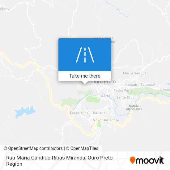 Rua Maria Cândido Ribas Miranda map