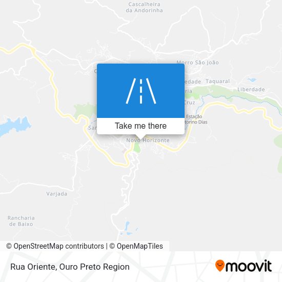 Rua Oriente map