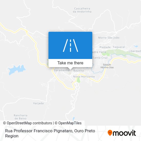 Rua Professor Francisco Pignataro map