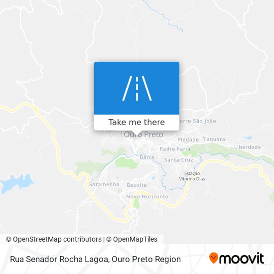 Mapa Rua Senador Rocha Lagoa