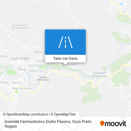 Avenida Farmacêutico Duílio Passos map