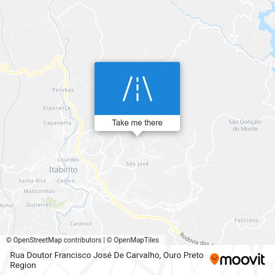 Rua Doutor Francisco José De Carvalho map