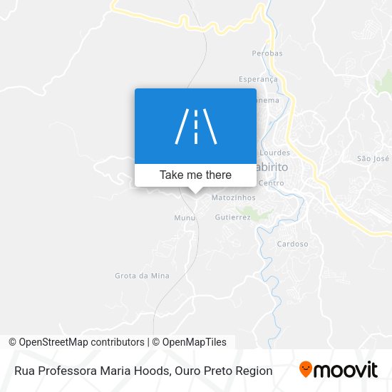 Rua Professora Maria Hoods map
