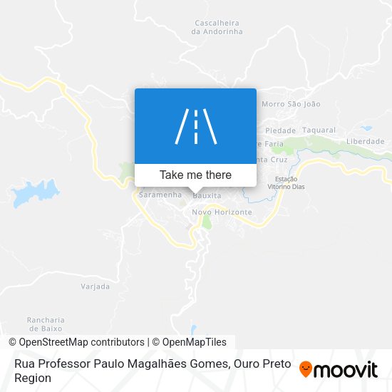 Rua Professor Paulo Magalhães Gomes map