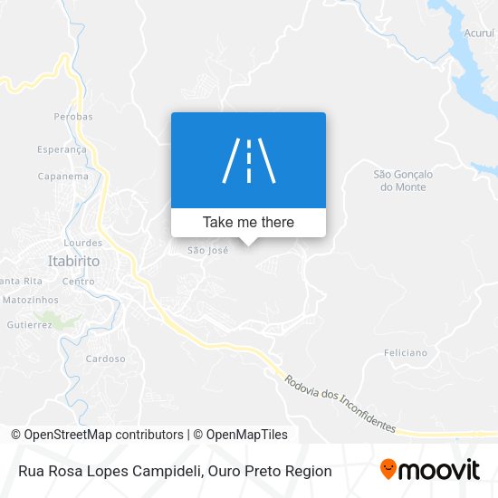 Rua Rosa Lopes Campideli map
