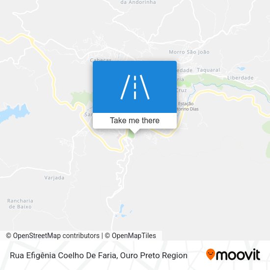 Rua Efigênia Coelho De Faria map