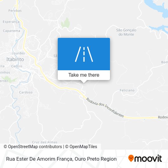 Rua Ester De Amorim França map