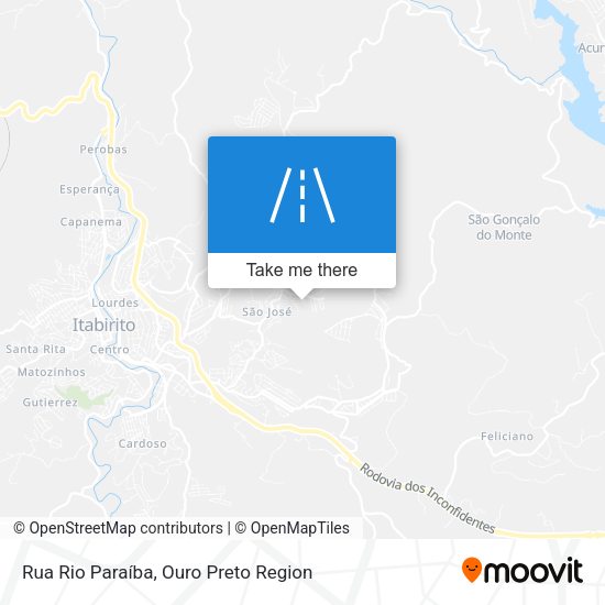 Rua Rio Paraíba map