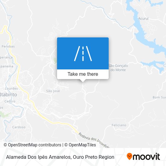 Alameda Dos Ipês Amarelos map