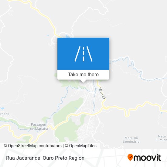 Rua Jacaranda map