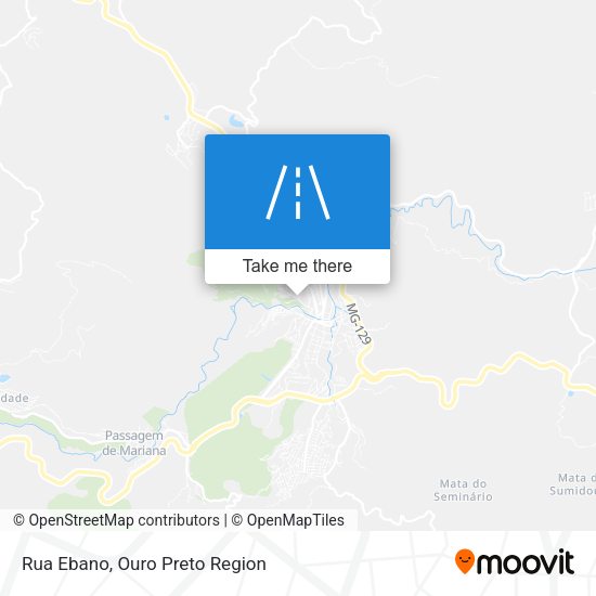 Rua Ebano map