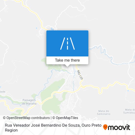 Rua Vereador José Bernardino De Souza map