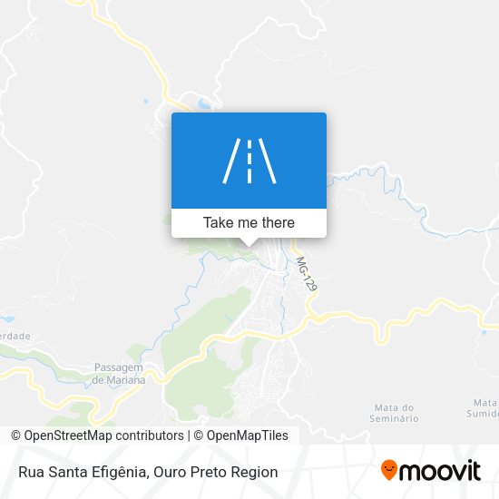 Rua Santa Efigênia map