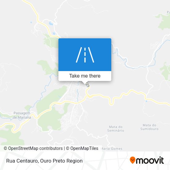 Rua Centauro map