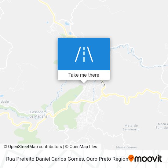 Rua Prefeito Daniel Carlos Gomes map