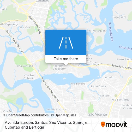 Avenida Europa map