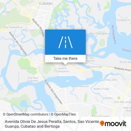 Avenida Olívia De Jesus Peralta map