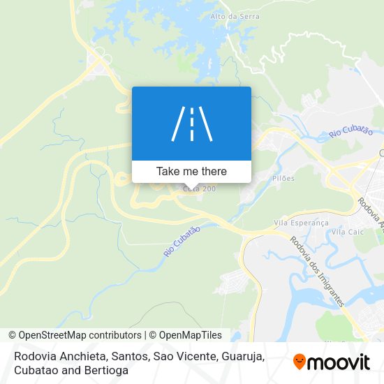 Rodovia Anchieta map
