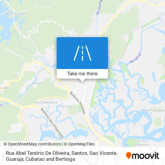 Mapa Rua Abel Tenório De Oliveira
