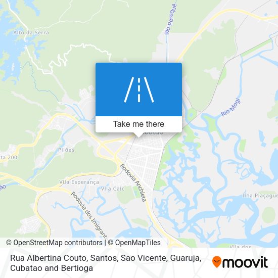 Rua Albertina Couto map