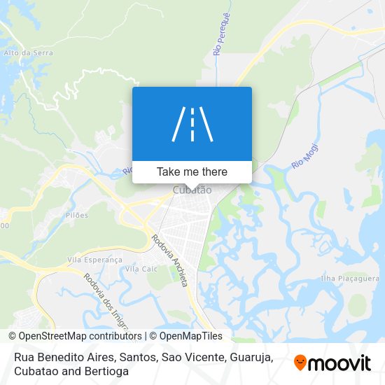 Rua Benedito Aires map