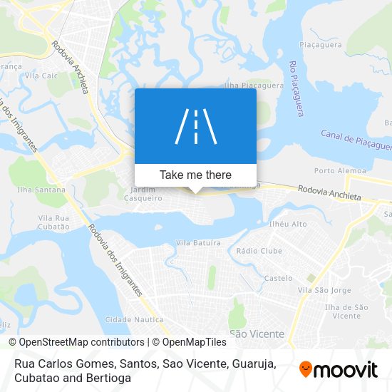 Rua Carlos Gomes map