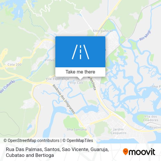 Rua Das Palmas map