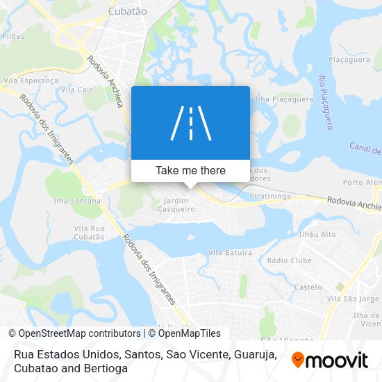 Rua Estados Unidos map