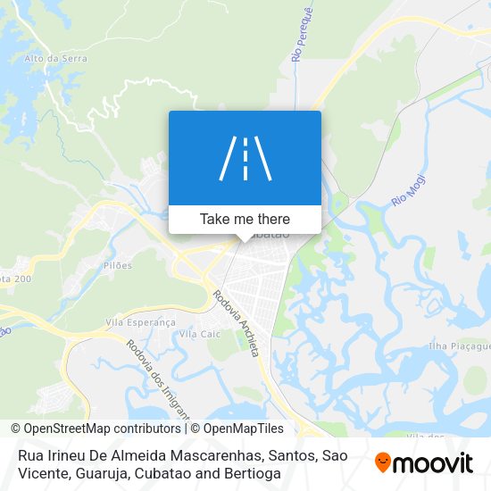 Rua Irineu De Almeida Mascarenhas map