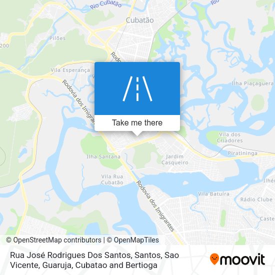 Rua José Rodrigues Dos Santos map