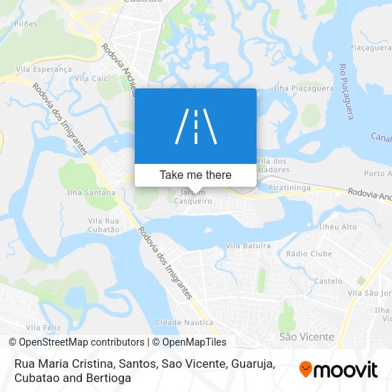 Rua Maria Cristina map